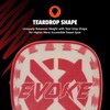image:imageOnixGraphite Evoke Teardrop  PurpleONIX Composite Evoke Tear Drop  Red