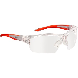 image:imageONIX Pickleball Falcon Eyewear Sun Protection NonSlip Nose Piece Modern and Lightweight Secure DesignClear Orange