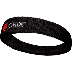image:imageONIX Pickleball Headband  SweatAbsorbing Performance Headband with Cotton Blend Keeps Sweat Out of EyesBlack