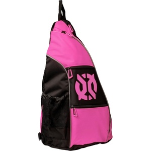 image:imageONIX Pickleball Pro Team Sling Bag  PinkBlack with Adjustable Strap Durable Construction and Spacious Storage for Pickleball Gear