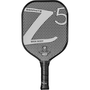 image:imageOnix Graphite MOD Z5 Carbon Fiber Pickleball Paddle with WideBody Shape Honeycomb Core Graphite Face amp Cushion Comfort Pickleball Paddle GripONIX Graphite Z5  White