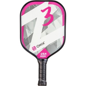 image:imageOnix Graphite Z5 Carbon Fiber Pickleball Paddle with WideBody Shape Honeycomb Core amp Graphite FaceONIX Z3 Paddle  Pink