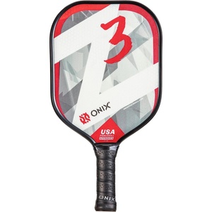image:imageOnix Graphite Z5 Carbon Fiber Pickleball Paddle with WideBody Shape Honeycomb Core amp Graphite FaceONIX Z3 Paddle  Red