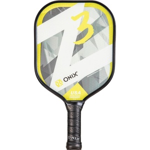 image:imageOnix Graphite Z5 Carbon Fiber Pickleball Paddle with WideBody Shape Honeycomb Core amp Graphite FaceONIX Z3 Paddle  Yellow